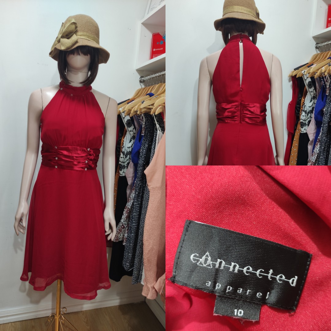 Robe Connected Taille 10 - Occasion En Très Bon état, Coupe Classique