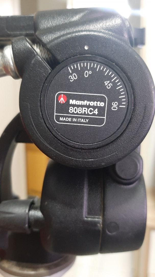 Manfrotto 808RC4 3-Way, Pan-and-Tilt Head with 410PL Quick Release Plate