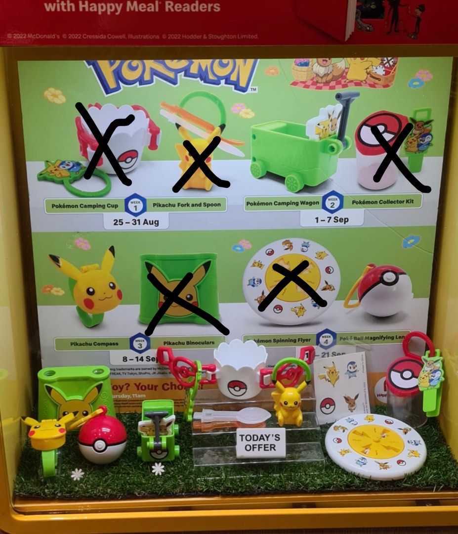 Mcd Pokemon Happy Meal, Hobbies & Toys, Toys & Games on Carousell