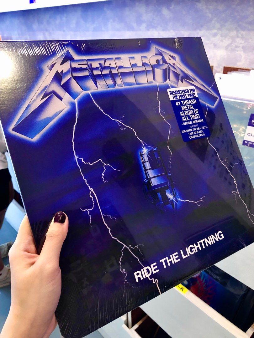 Metallica - Ride the Lightning (vinyl record lp), Hobbies & Toys, Music &  Media, Vinyls on Carousell