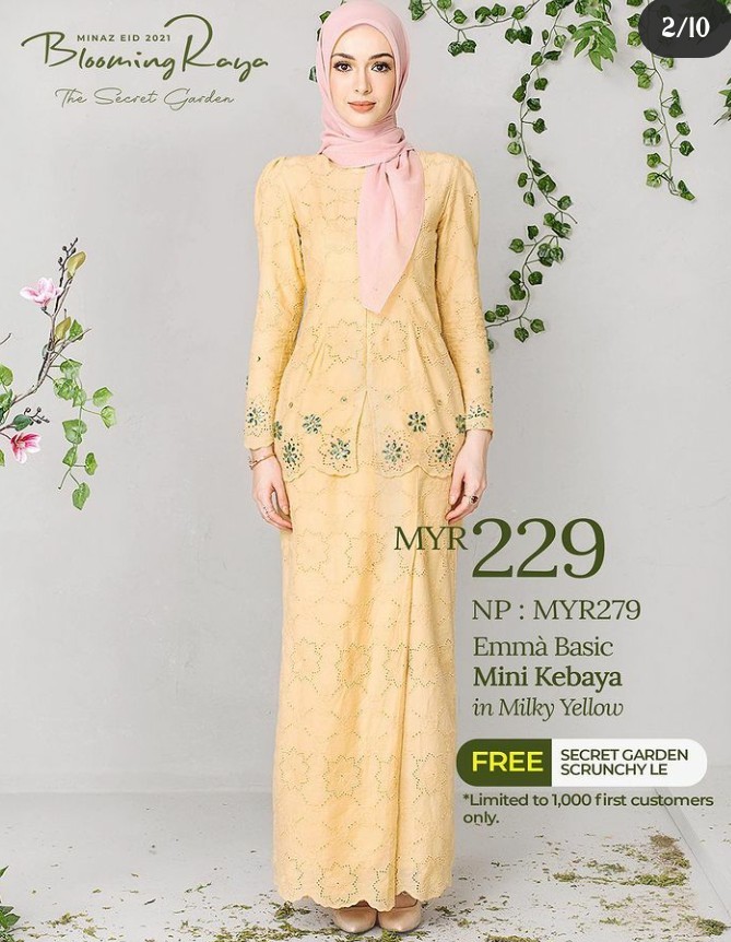 Minaz Kebaya, Women's Fashion, Muslimah Fashion, Baju Kurung & sets on ...