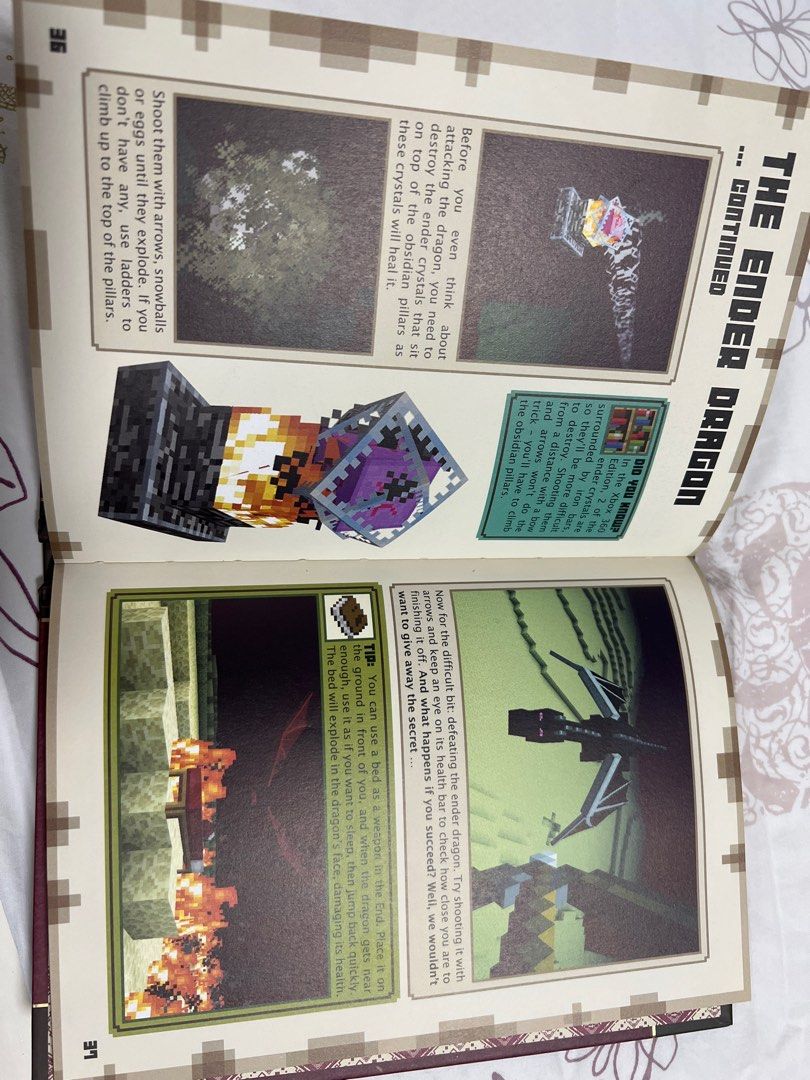 Minecraft Combat Handbook, Hobbies &amp; Toys, Toys &amp; Games on Carousell
