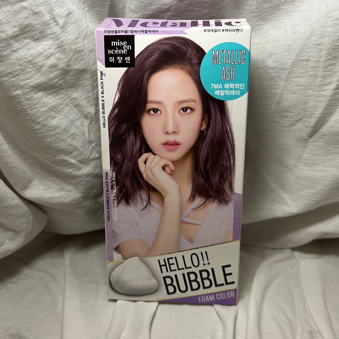 [mise en scene] hello bubble foam color metallic ash, Beauty & Personal