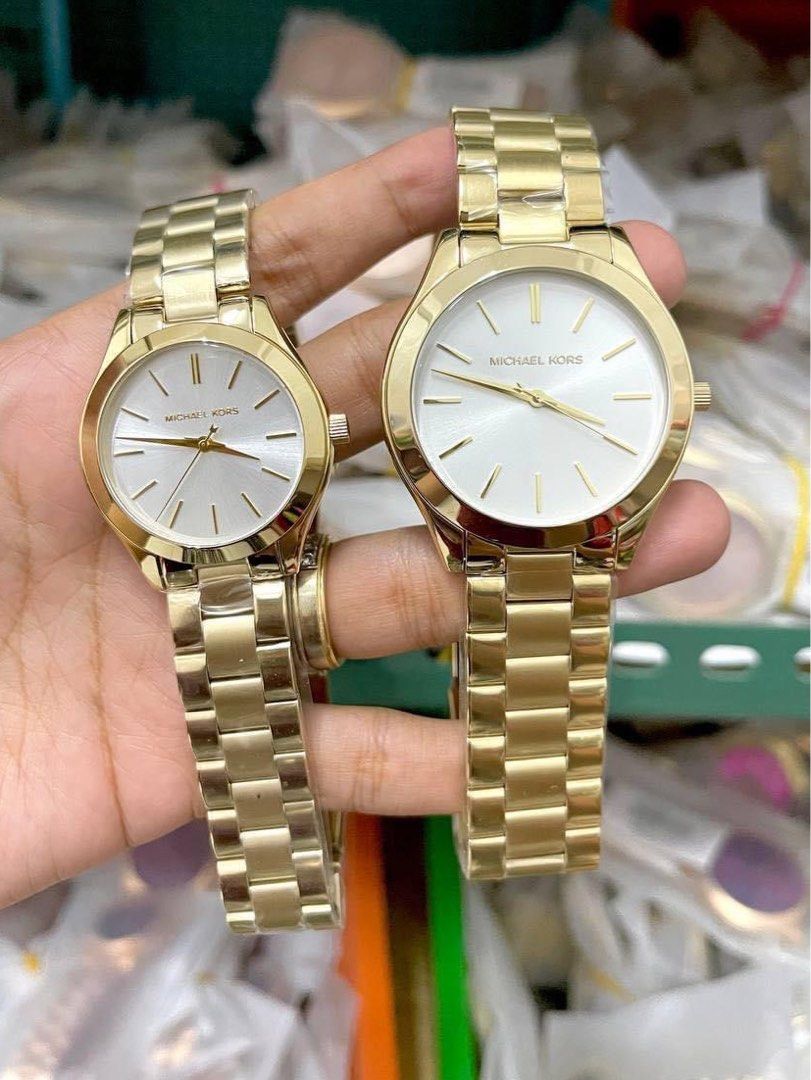 Michael kors slim runway gold store