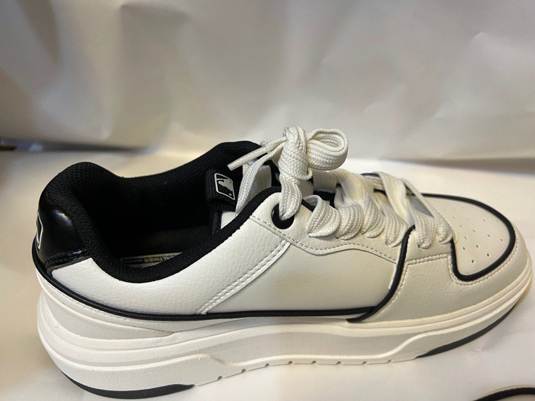 14009 MLB NY Yankees Chunky Sneakers WHITE LINER BLACK