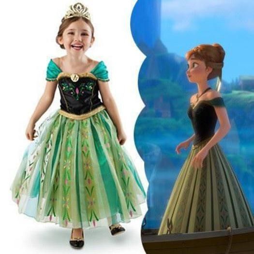 Most Wanted Frozen Anna Coronation Dress costume pretend play, Babies &  Kids, Babies & Kids Fashion on Carousell