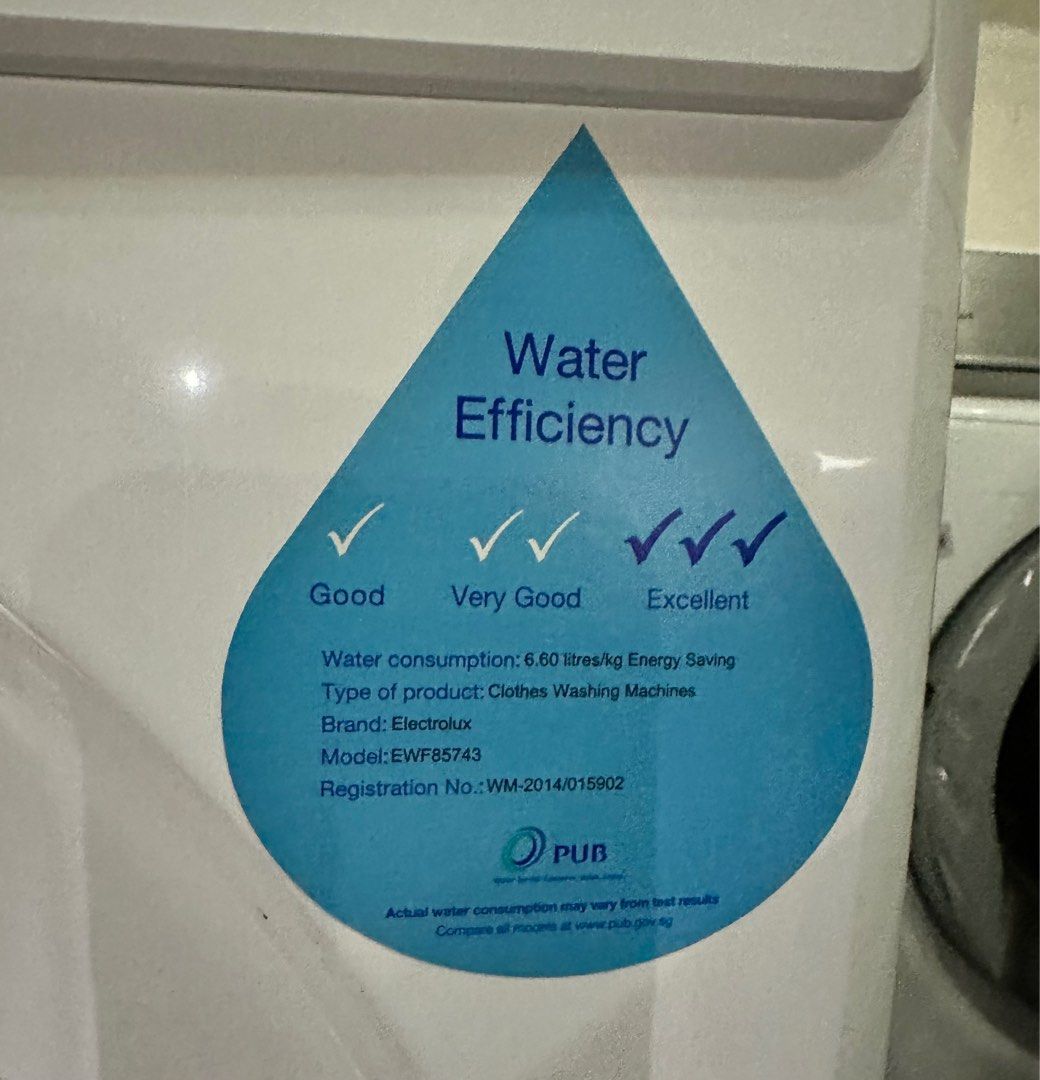 MUST BUY! ELECTROLUX 7.5KG FrontLoader Washing Machine EWF857434, TV