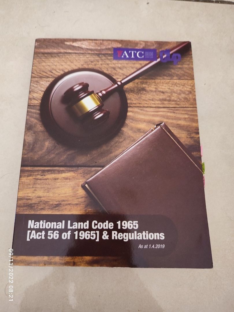 NATIONAL LAND CODE MALAYSIA 1965 PDF visual data 5