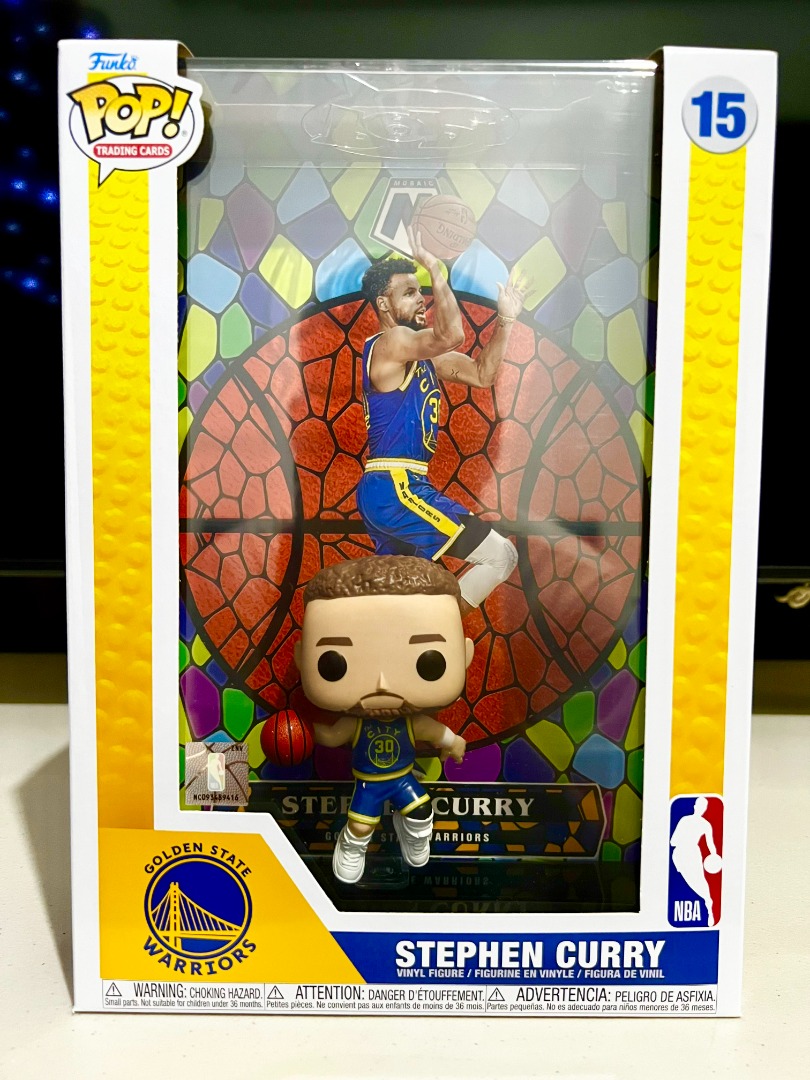 Stephen Curry (Golden State Warriors) Funko Pop! Panini Prizm NBA Trading  Cards