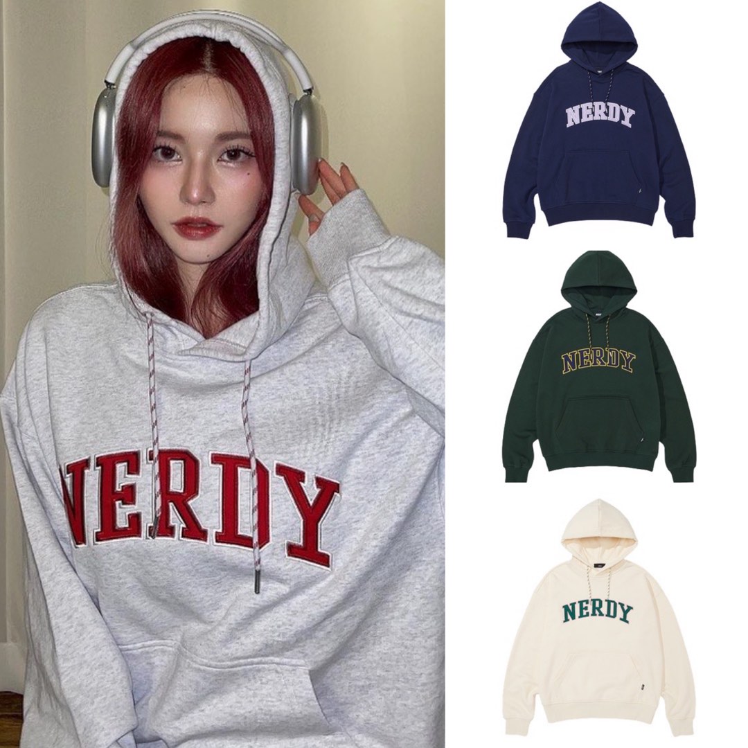 Nerdy hoodie korea clearance
