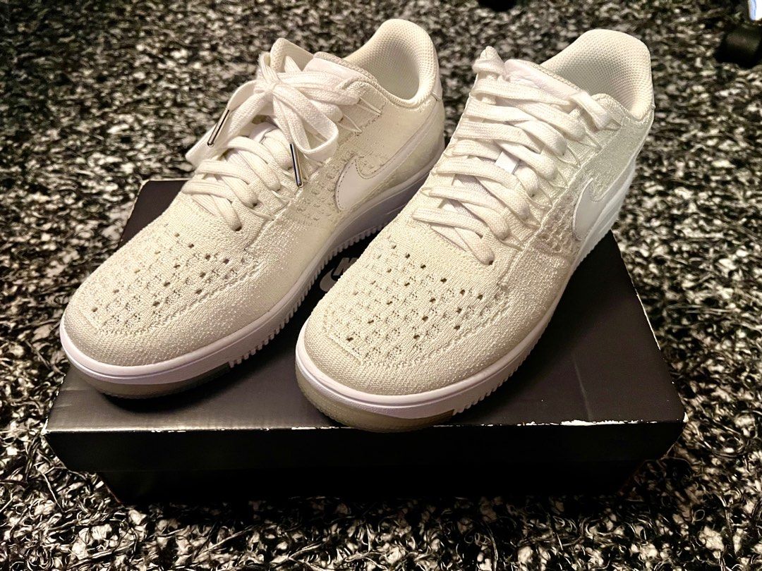 Nike AIr Force 1 Ultra Flyknit Low Sneakers White White Ice