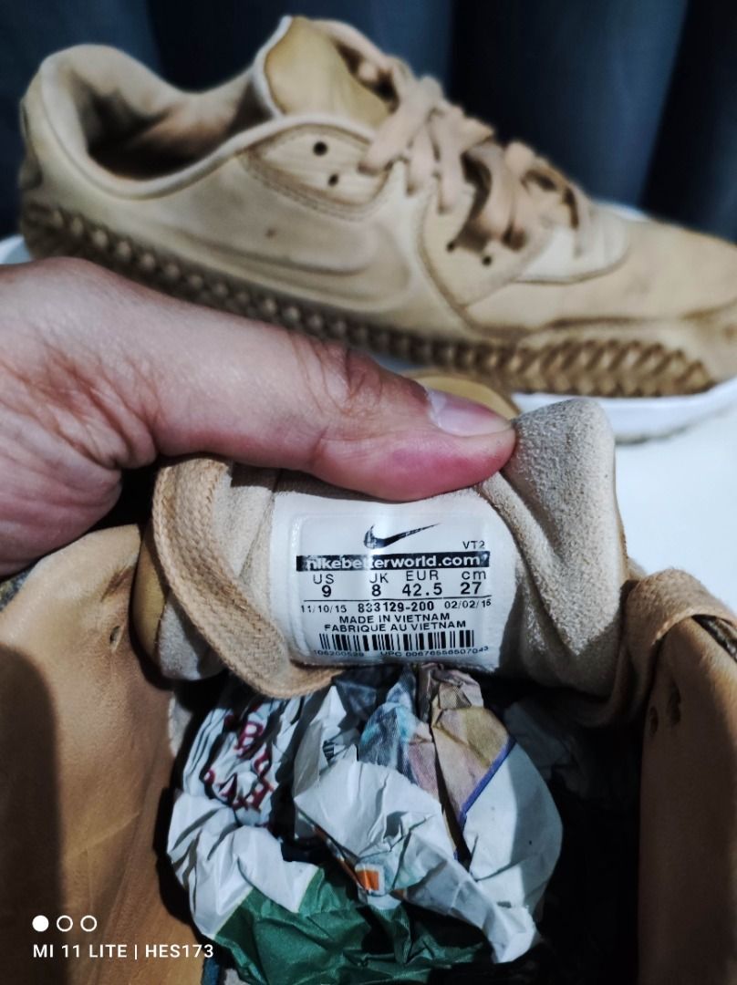 Nike air max discount 9 woven vachetta tan