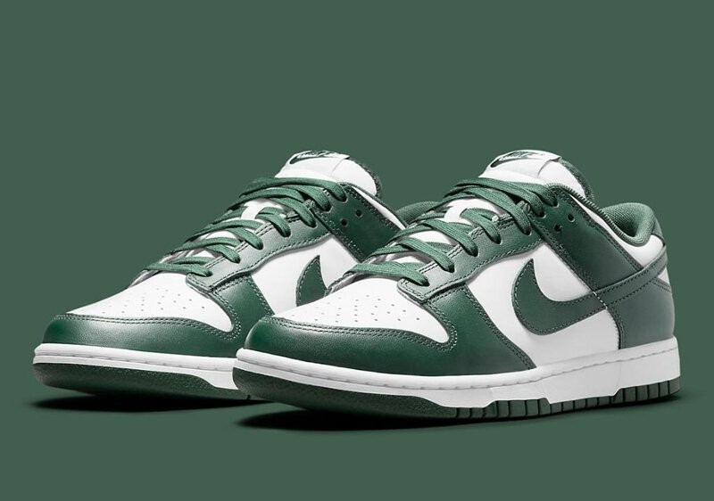 Nike Dunk 白綠, 他的時尚, 鞋類, 運動鞋、球鞋在旋轉拍賣