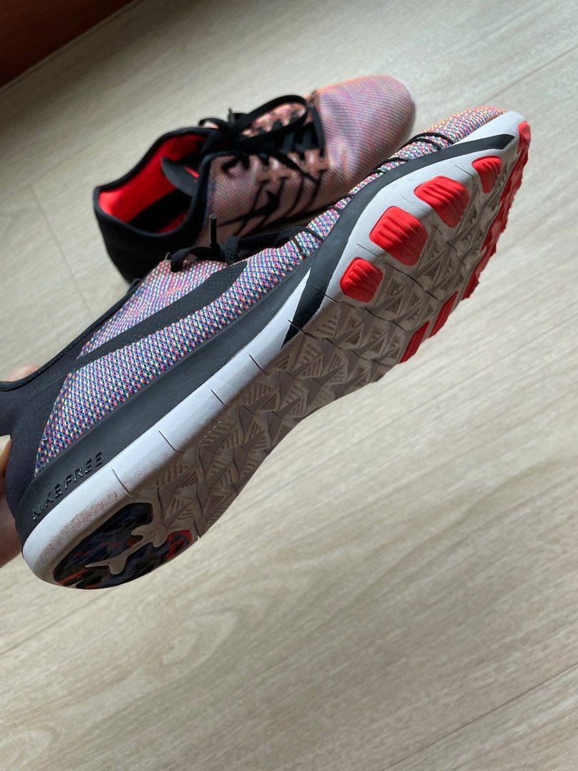 Nike rainbow knit shoes discount
