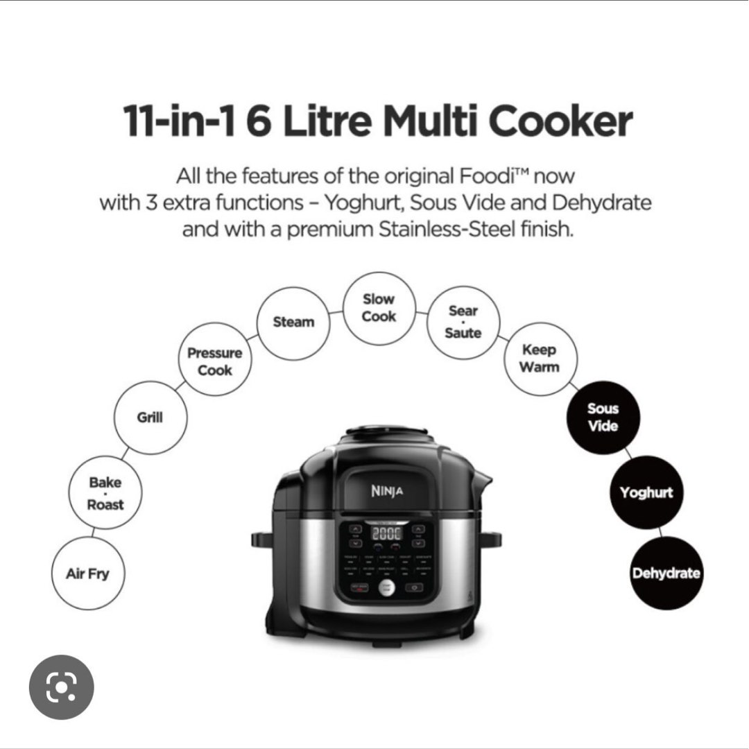 Ninja 11 in 1 Multi Cooker, TV & Home Appliances, Kitchen Appliances