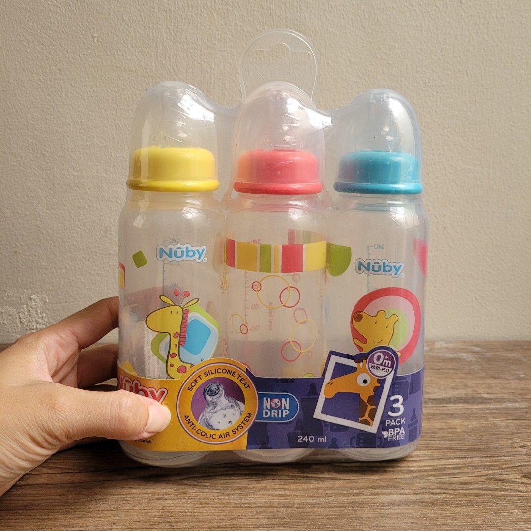 No drip baby bottle clearance