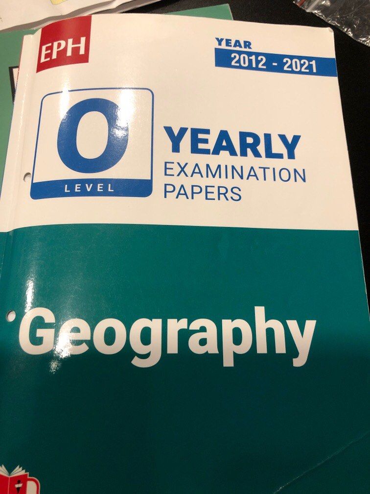 O levels Geography ten years series 20122021, Hobbies & Toys, Books