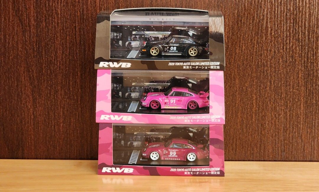 Official RWB 1/64 Rauh-Welt Begriff Porsche 964 #08 Sweet Jane