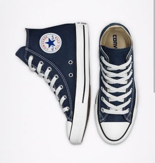 Original Converse Chuck Taylor High Cut Navy Kids Shoes