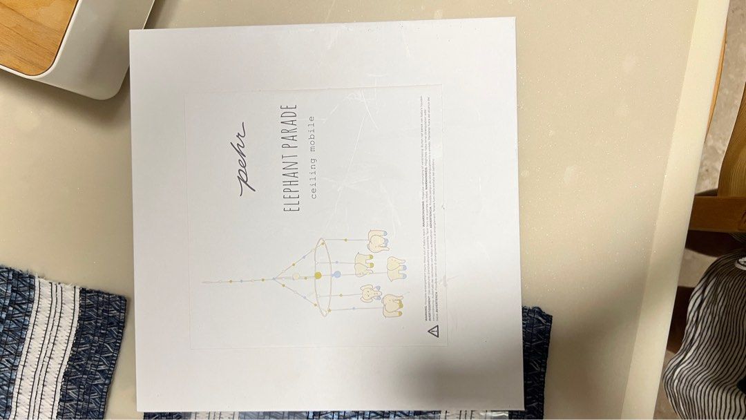 Pehr Elephant Cot Mobile with stand, Babies & Kids, Baby Nursery & Kids