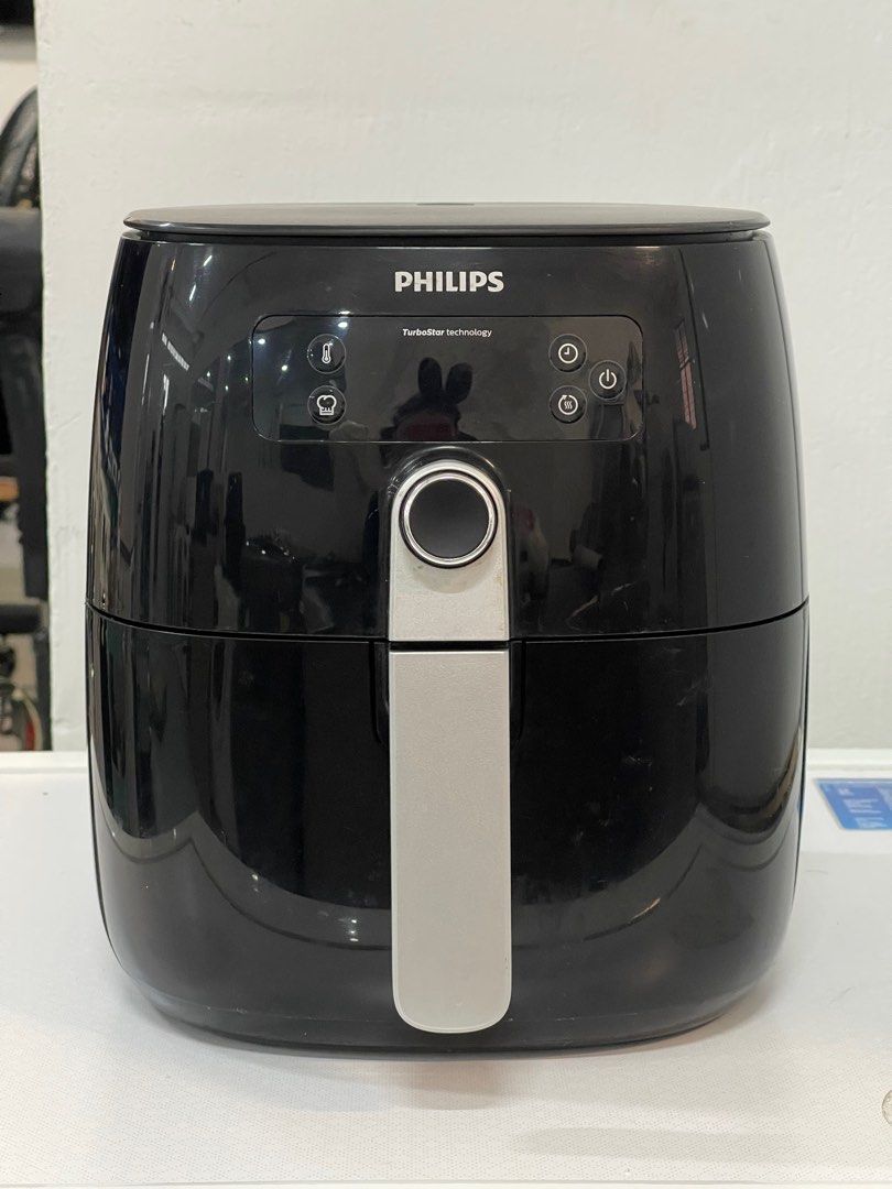 PHILIPS AVANCE COLLECTION AIRFRYER 0.8KG BLACK SILVER HD9643 11 Condition 7 10 75