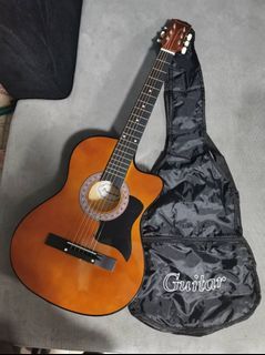 Premiere acoustic guitar Brown With bag