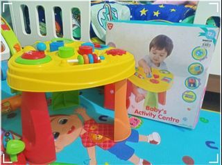 PUSH WALKER & ACTIVITY TABLE (TAKE ALL)