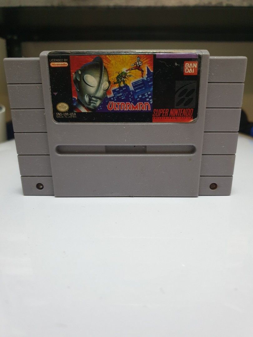 Rapjam Volume One (Super Nintendo Entertainment System SNES) (Category: Nintendo) located in Quezon City. Submitted by itemsforadoption (Listing ID 1195746456, Image 1). Description: Rfs: Its 2022! Happy New Year. Now is a time to be joyous and declutter. And I'm doing just that this season. Ultraman: Towards the Future, released in Japan as Ultraman, is a fighting video game developed by Nova and published by Bandai for the Super Nintendo Entert