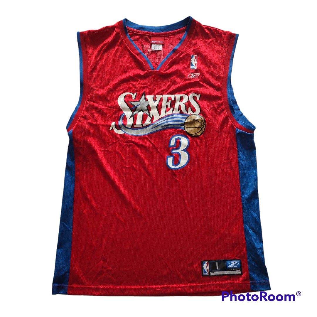 Reebok NBA Philadelphia 76ers Allen Iverson Jersey Men s Fashion