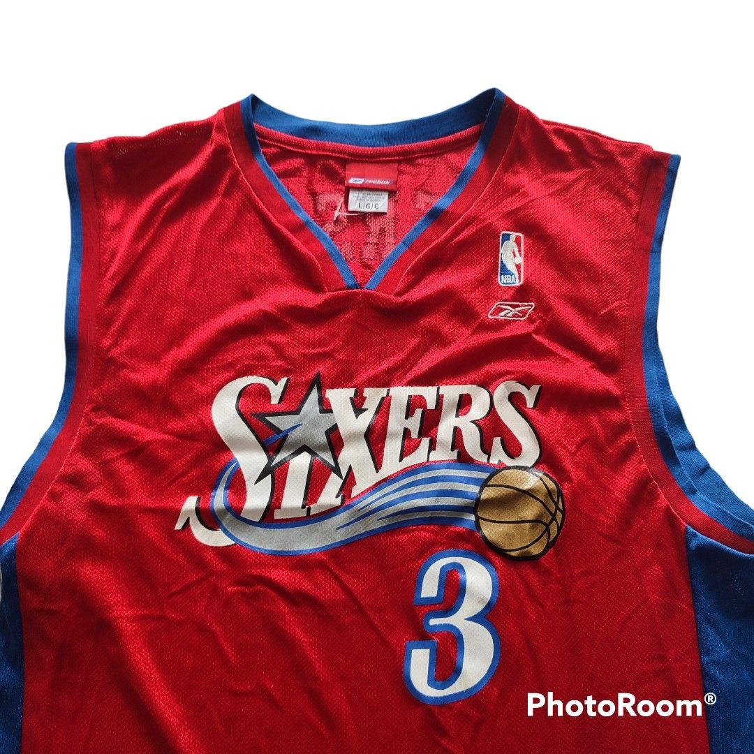 Reebok NBA Philadelphia 76ers Allen Iverson Jersey Men s Fashion