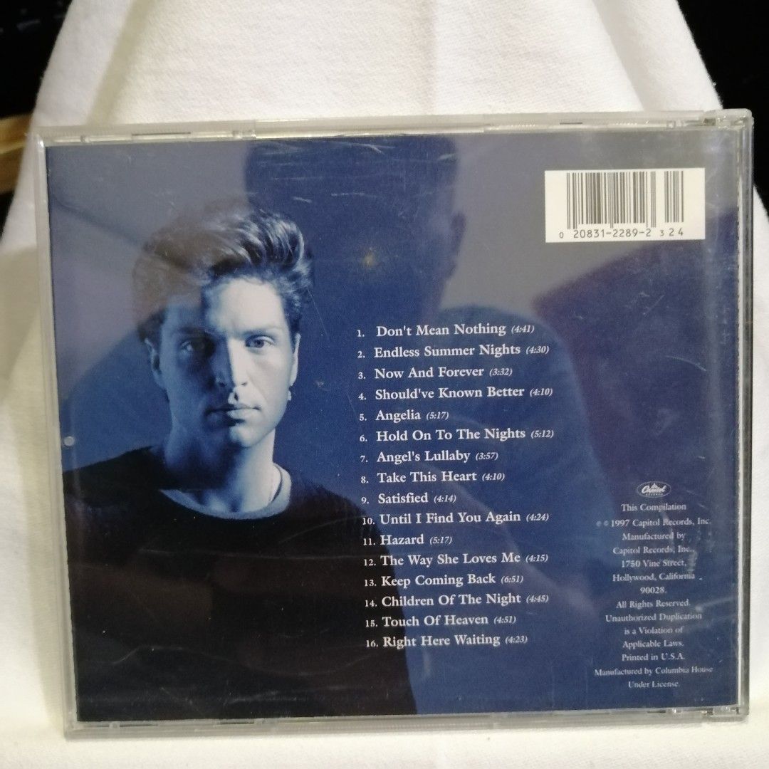 Richard Marx Greatest Hits CD, Hobbies & Toys, Music & Media, CDs