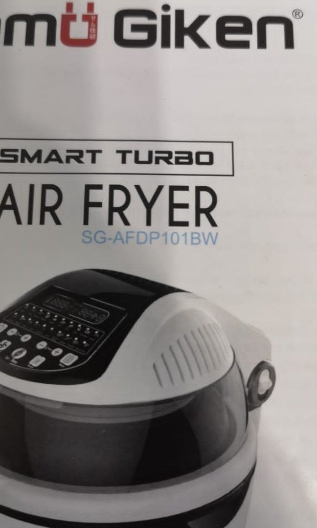 Digital Turbo Air Fryer - AFDP101BW