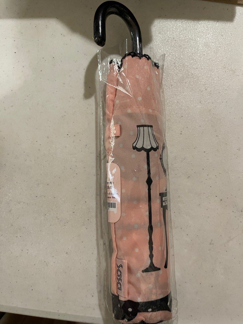 SASA Blush Pink Umbrella, Hobbies & Toys, Travel, Umbrellas on Carousell