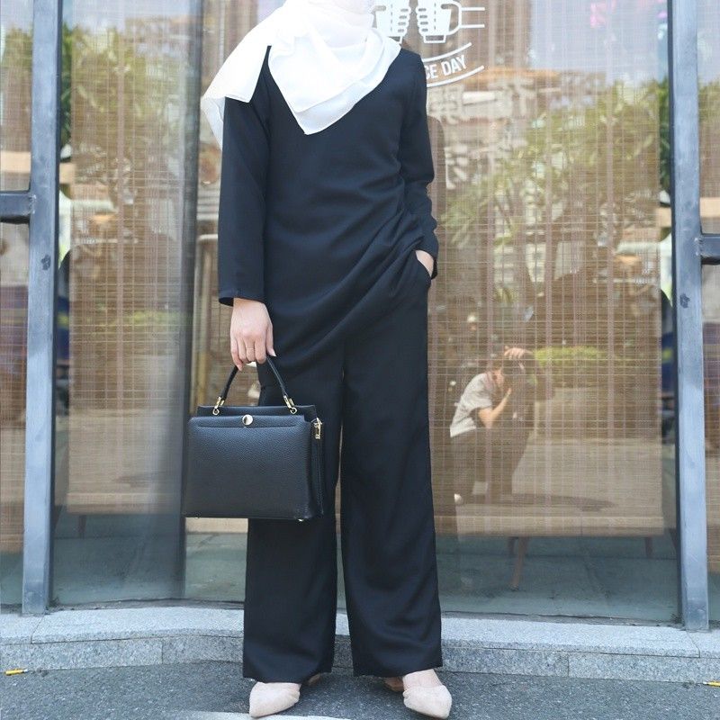 Set blouse Women s Fashion Muslimah Fashion Tops on Carousell