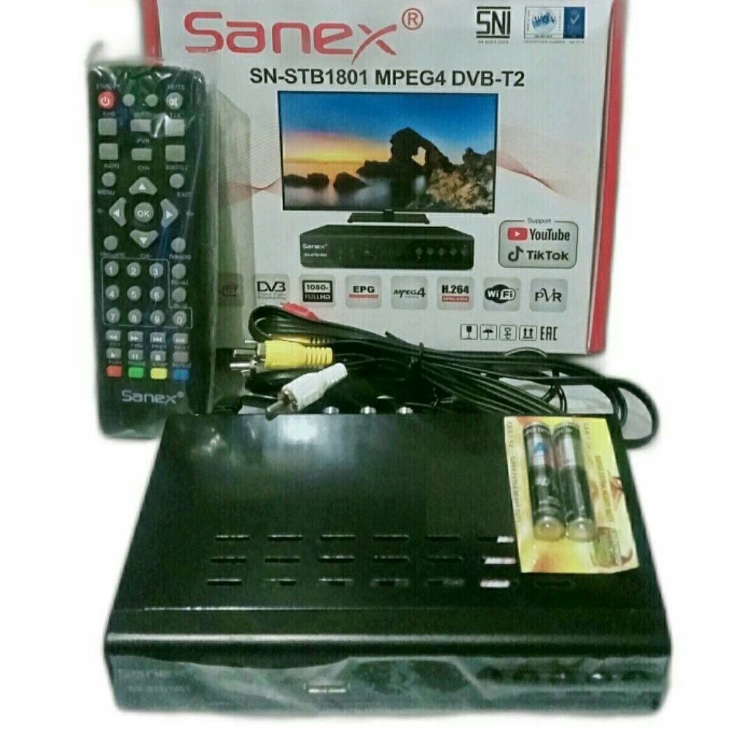 Set Top Box Stb Sanex Penerima Siaran Tv Digital, Elektronik, Lainnya
