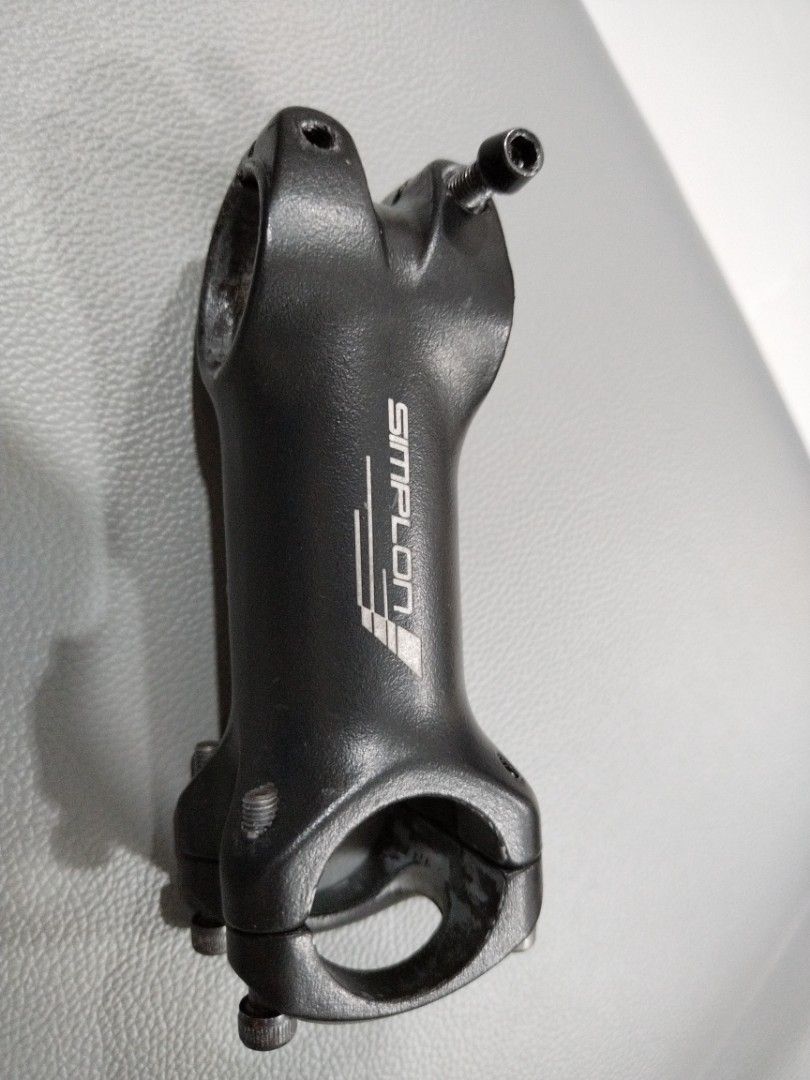 Simplon Stem (Category: Parts & Accessories) located in Singapore. Submitted by ms3887 (Listing ID 1195748094, Image 1). Description: alloy 90mm est - 10°stem. suitable for mtb, mini velo and road/ gravel bike..