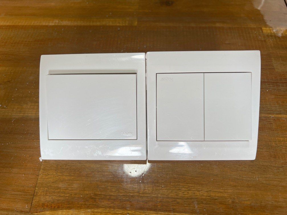 Single & double wall switch, TV & Home Appliances, Electrical, Adaptors