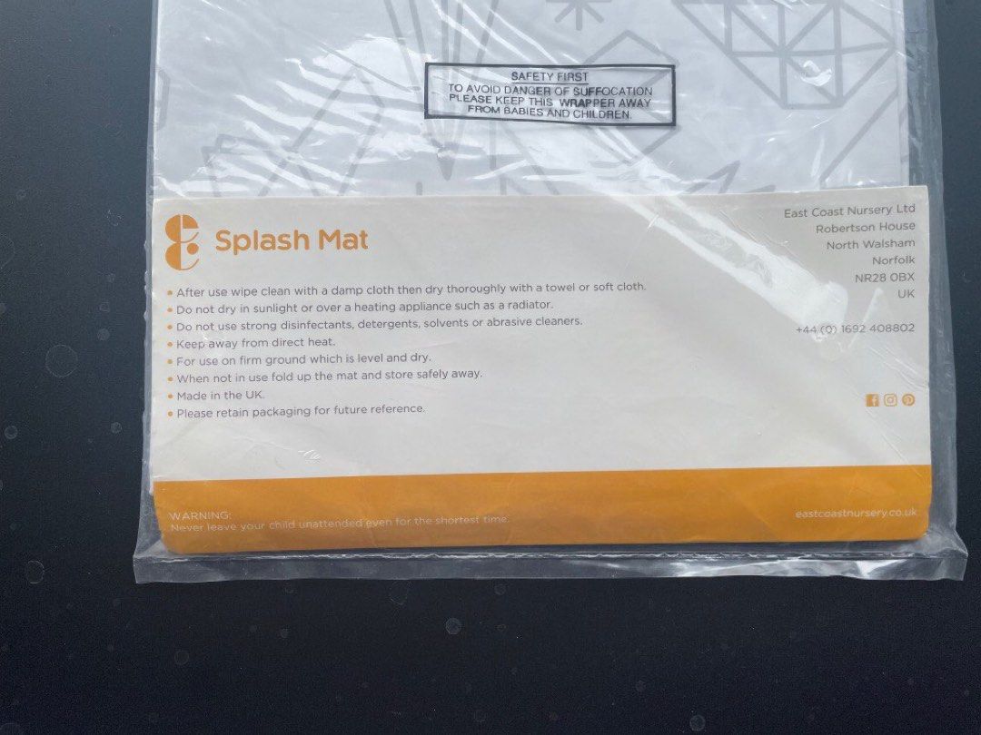 Splash Mat Baby Led Weaning, Babies & Kids, Nursing & Feeding, Weaning