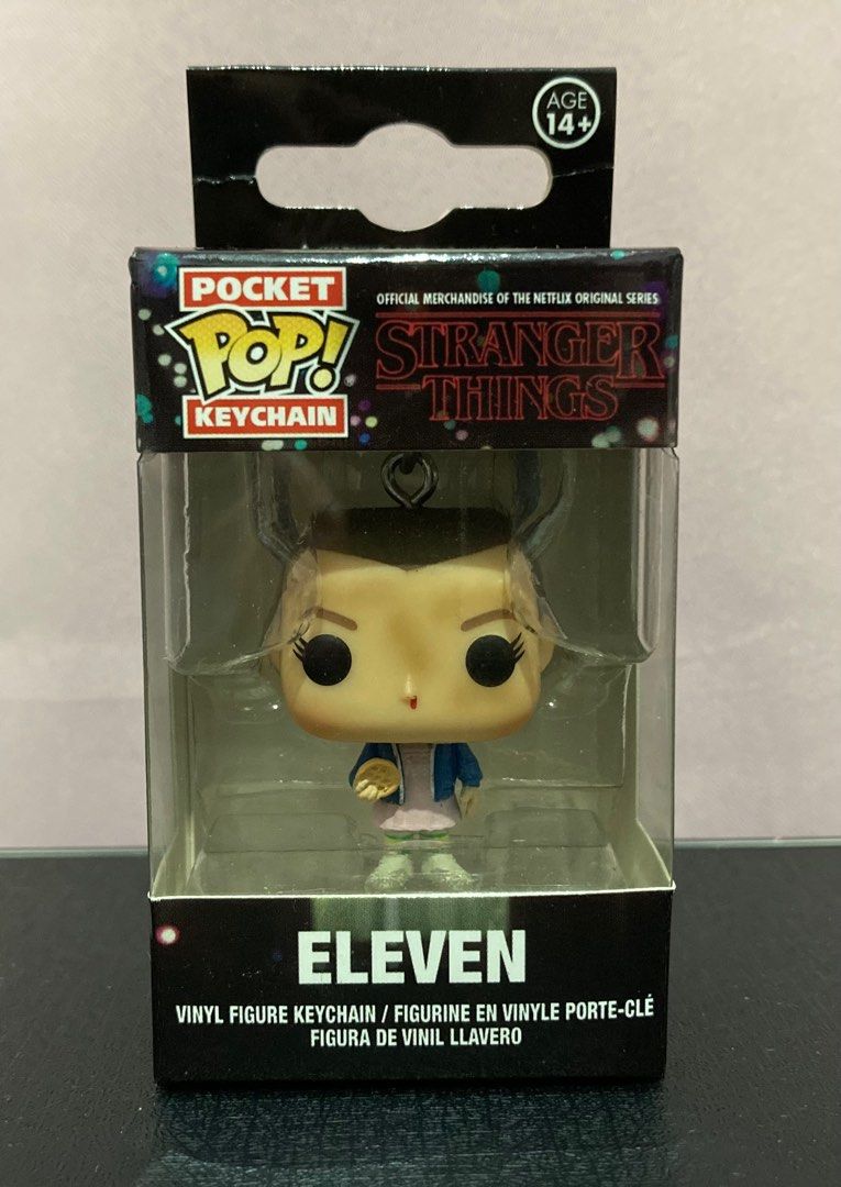 Stranger Things Eleven Pocket Pop Keychain (Category: Western Merchandise) located in Quezon City. Submitted by g0bblyg33kd0m (Listing ID 1195488774, Image 1). Description: 🛍️ Stranger Things 👧 Eleven Pocket Pop Keychain 🏷️ PRICE: ₱ 400 ✨Brand New 📌Guaranteed Authentic: Funko Brand 🔴 Reason for Selling: Decluttering 💳 Payment: GCash 📸 Actual photos used 📩 DM for more pics!.