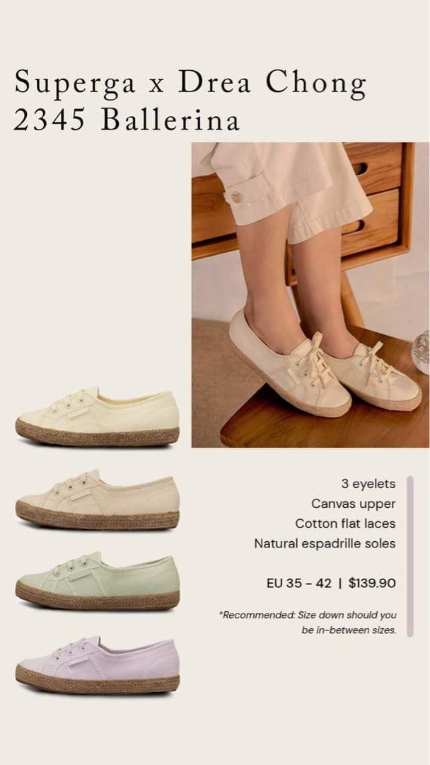 Superga ballerina best sale