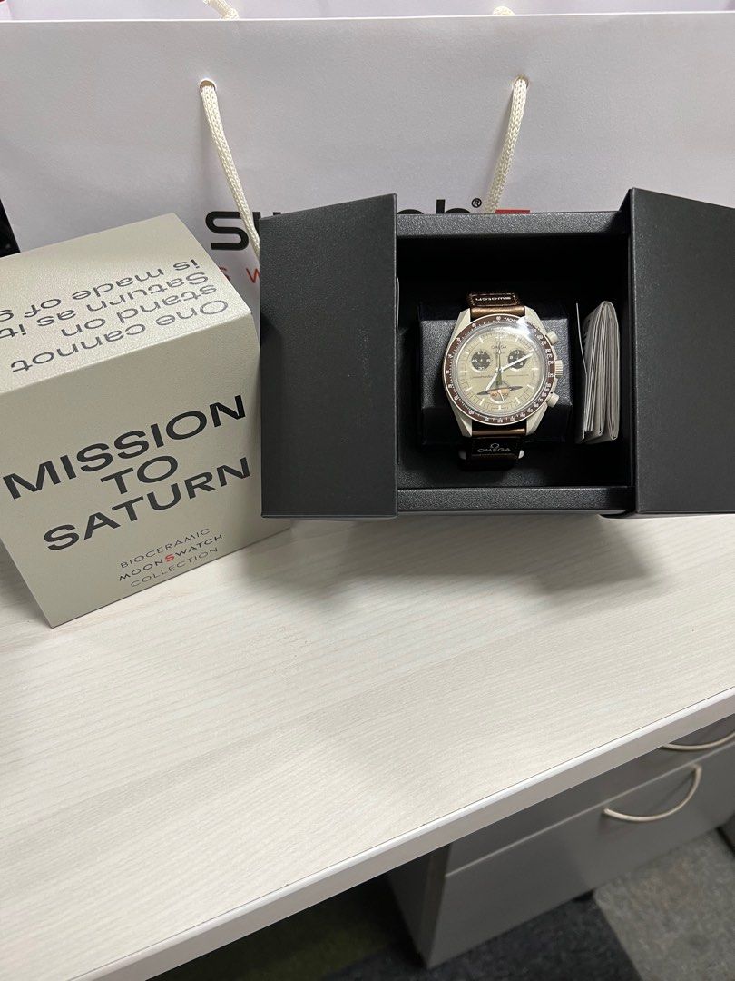 ブランド激安セール会場 新品未使用 Swatch × Omega Mission to Saturn