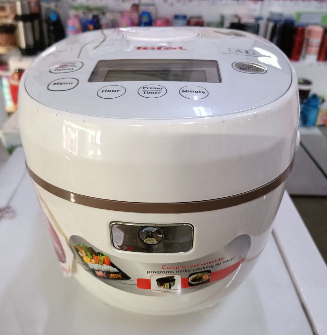 Tefal RK5001 mini digital rice cooker, TV & Home Appliances, Kitchen