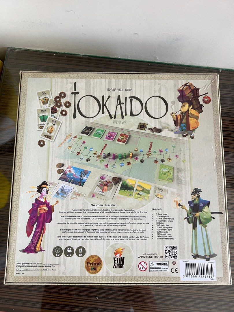 Tokaido board game, 興趣及遊戲, 玩具 & 遊戲類 Carousell