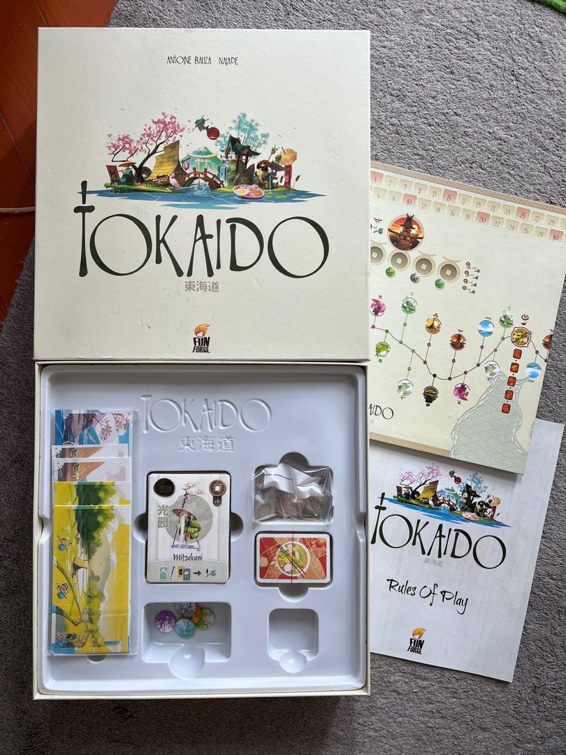 Tokaido board game, 興趣及遊戲, 玩具 & 遊戲類 Carousell