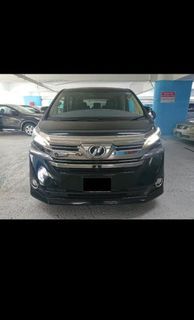 Toyota Vellfire (2016) Phv Rental