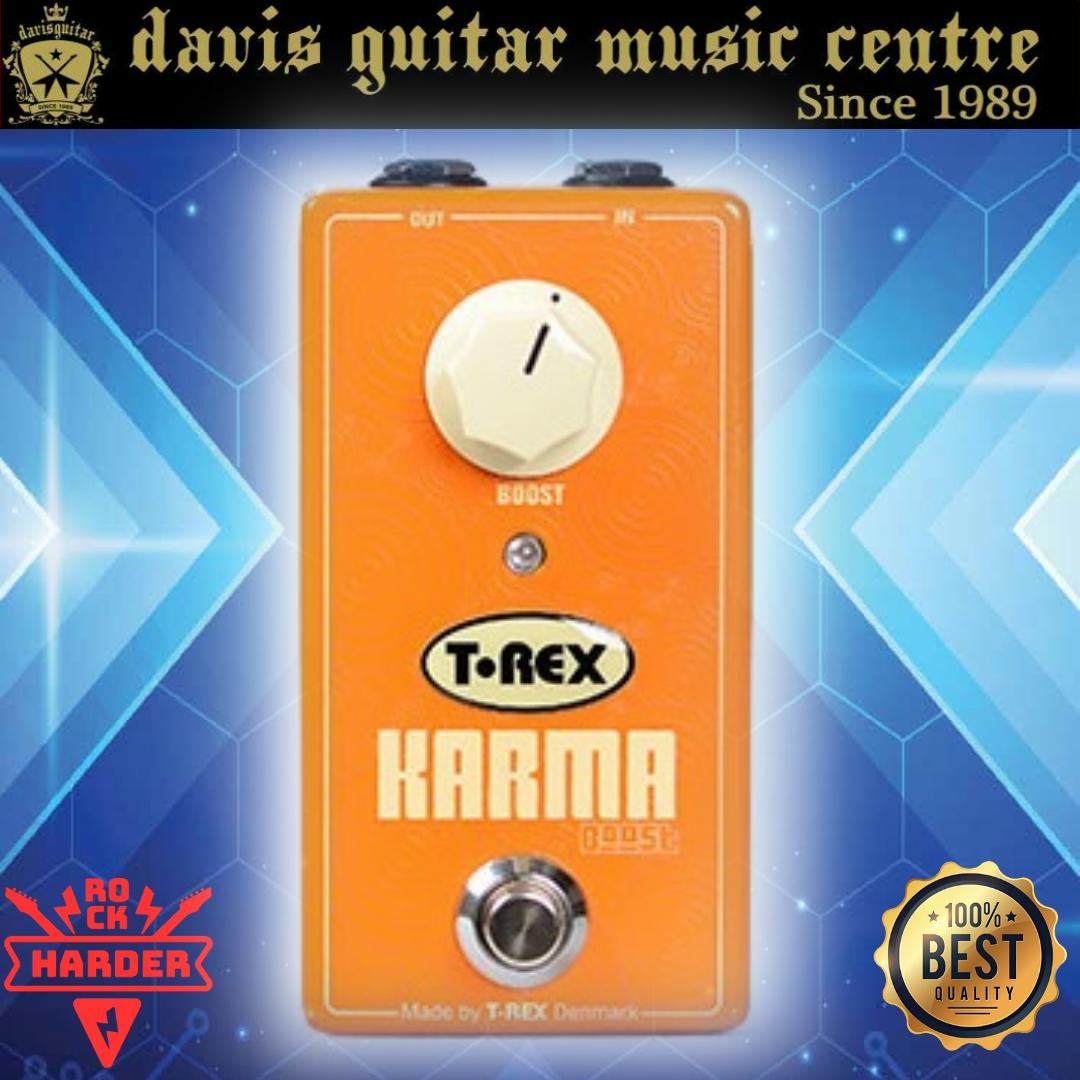 TRex Guitar Effect Pedal Karma Booster, Hobbies & Toys, Music