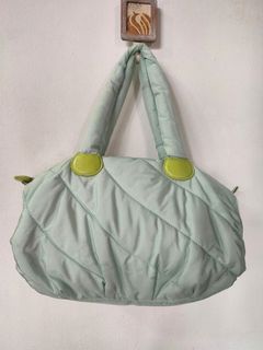 tsumori chisato Mint Green Quilted Puff Bag