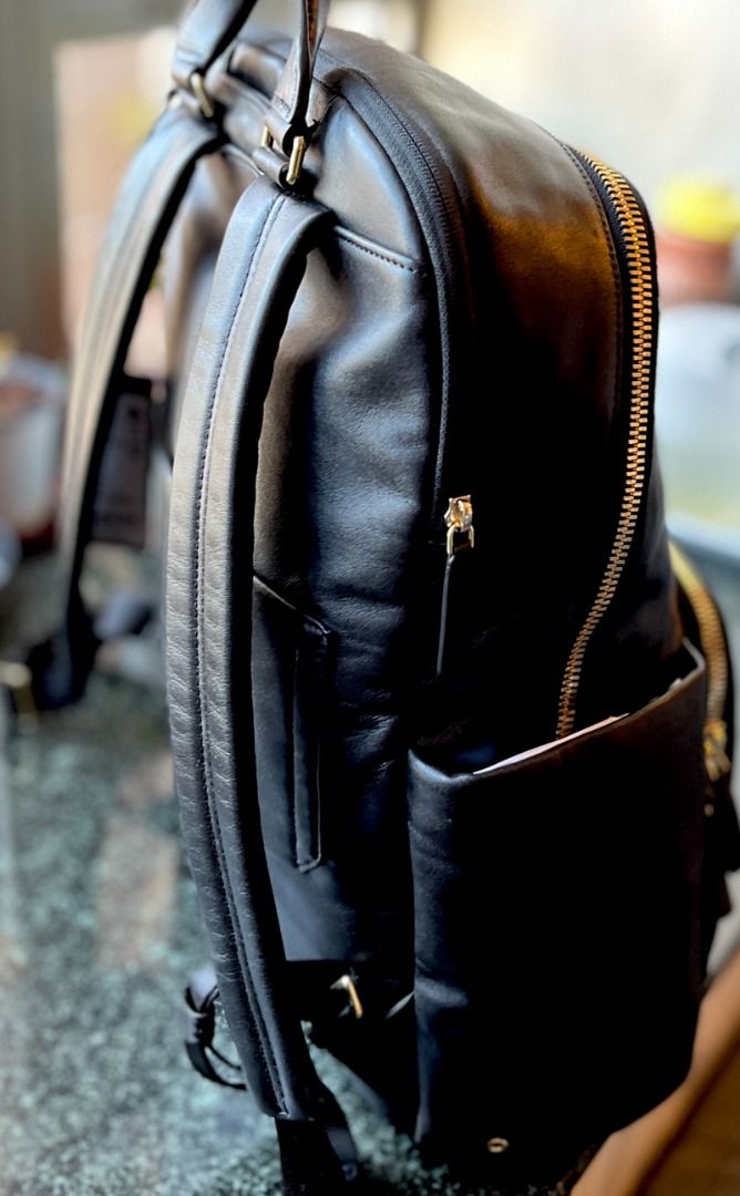 Tumi ruby leather backpack