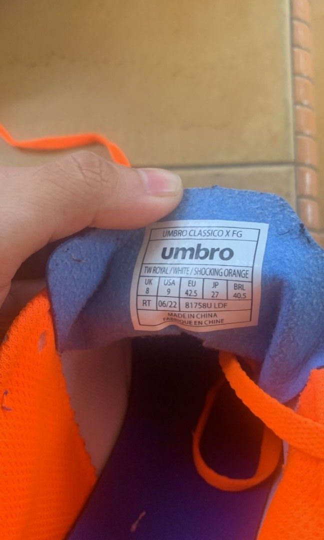 umbro football shoes