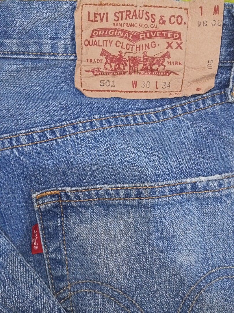 Vintage Levis 501, Men's Fashion, Bottoms, Jeans on Carousell
